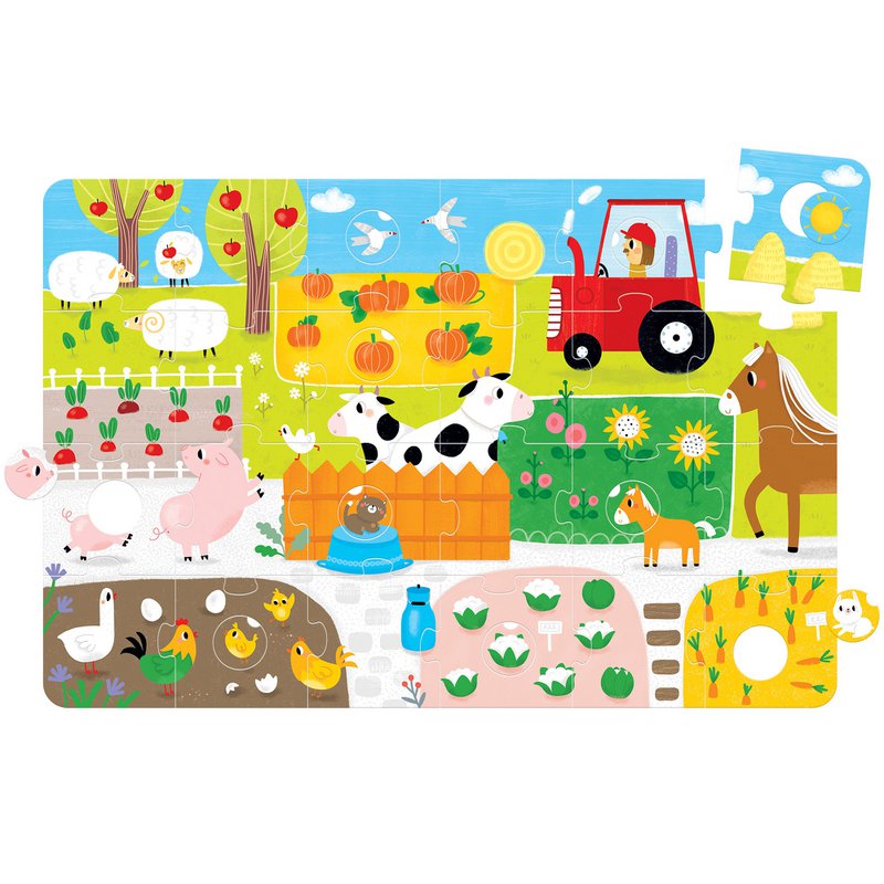 Supergroßer Puzzle-Farm-Match-Spaß