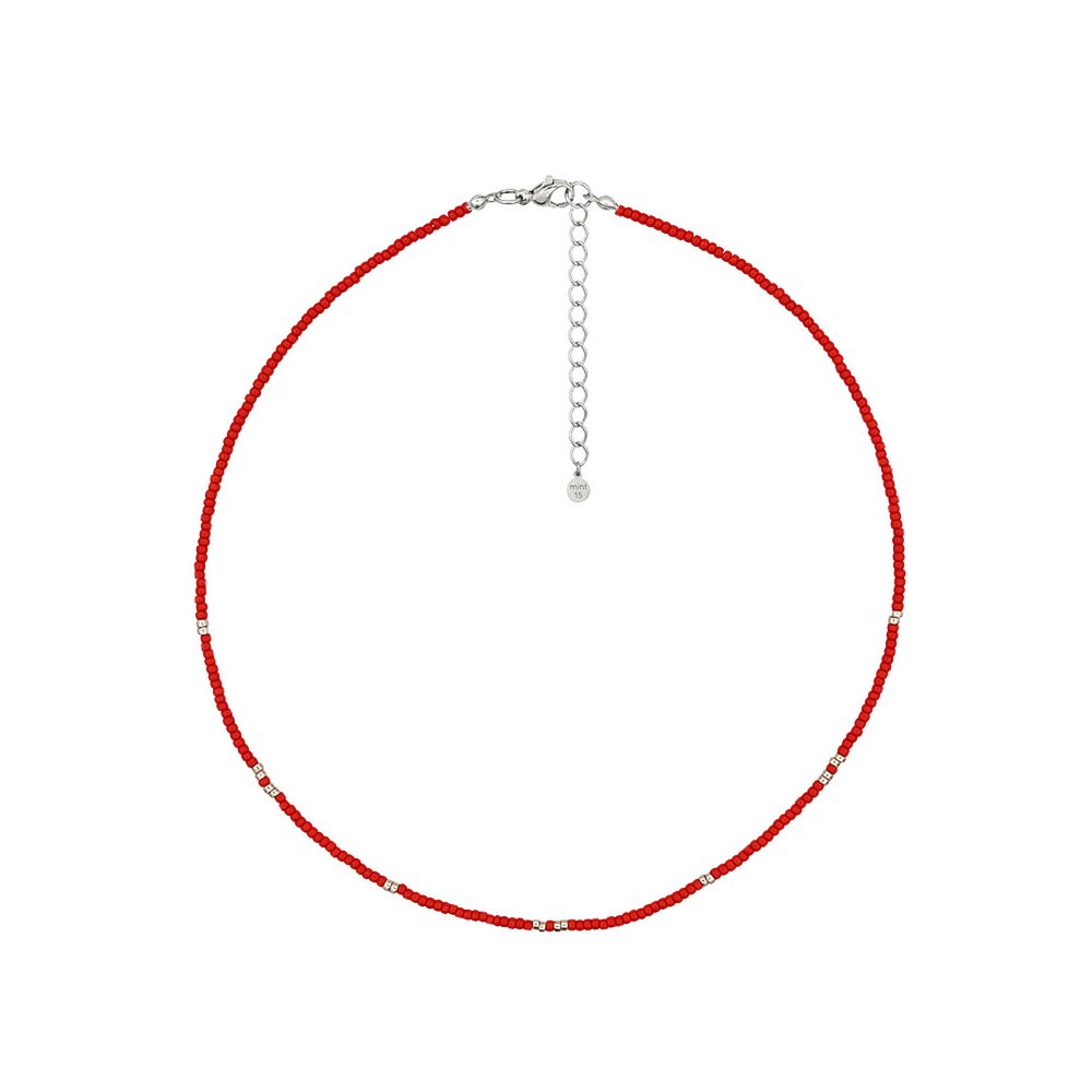 Collar de bolitas - Rojo