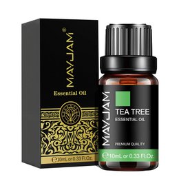 MAYJAM 10ML Lavender Lemongrass Jasmine Vanilla Eucalyptus Rose Lemon Essential Oil For Humidifier Diffuser Candle Making