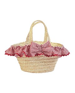 16163 - Straw basket - 100% handmade - SS24