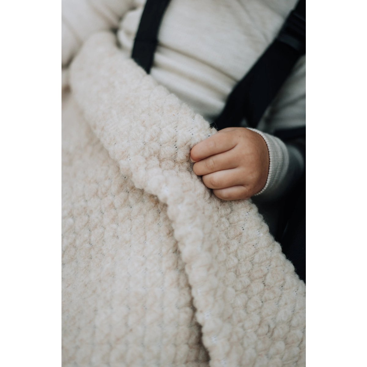 Baby blanket Bouclé - Merino wool