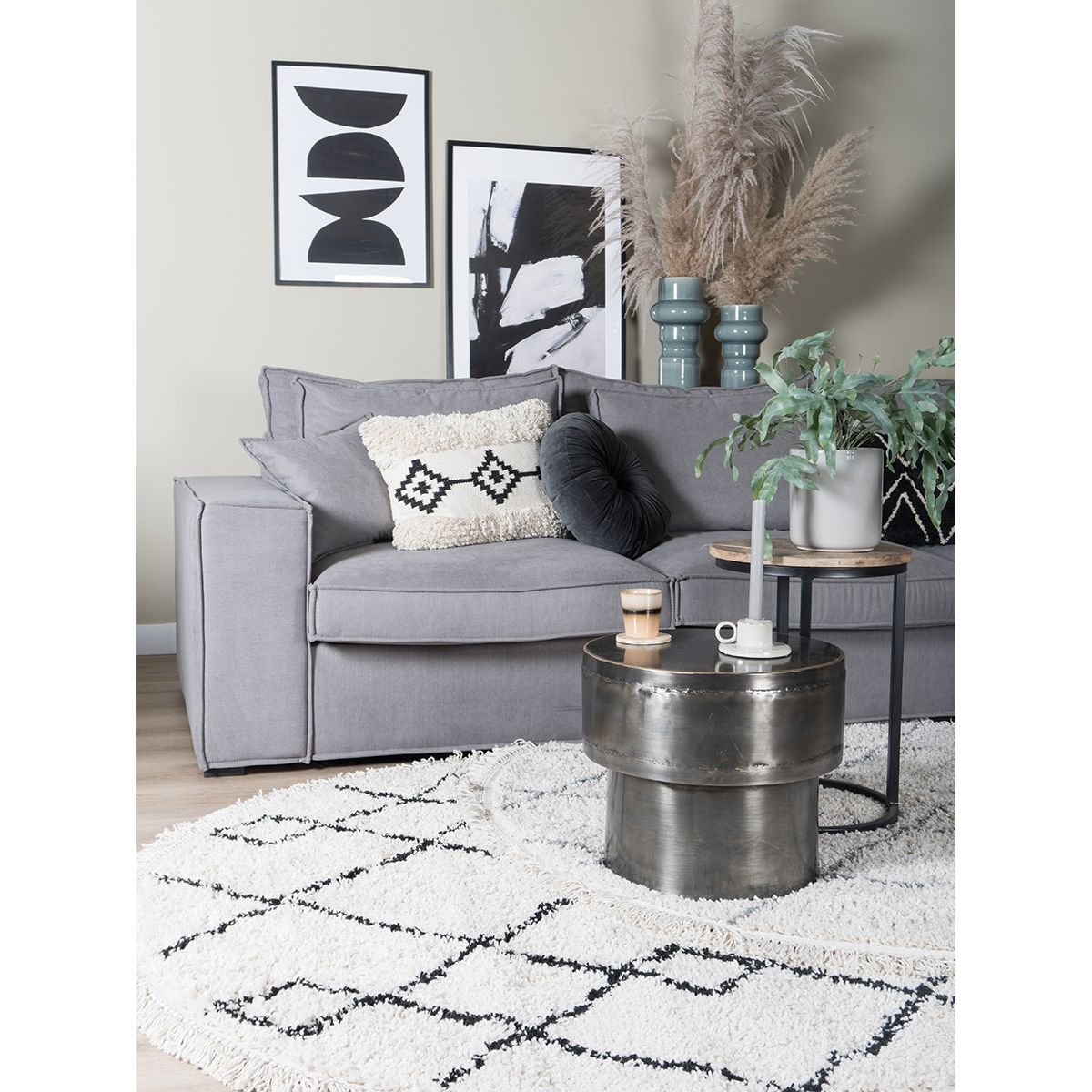 Rug Medina Cream Round ø120 cm