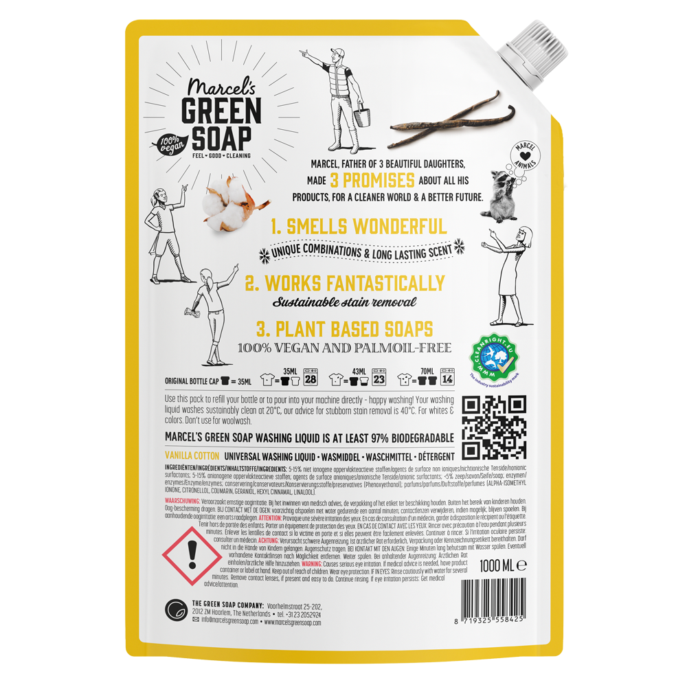 Universal Detergent Refill Vanilla & Cotton