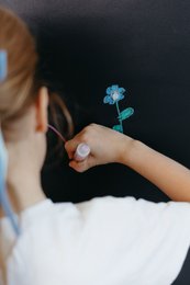 Pizarra magnética para niños - Arche - Negro