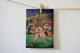 Grußkarte Hochzeitsfeier