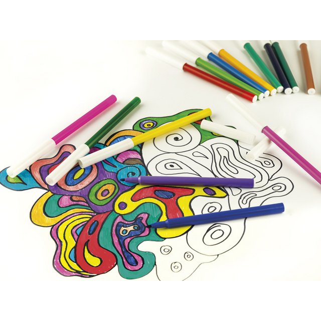 Felt-tip pen EFA washable in 20 colours.