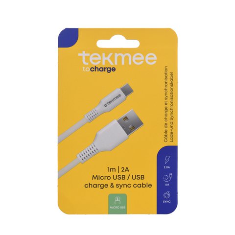 TEKMEE 1M MICRO USB/TYP-C