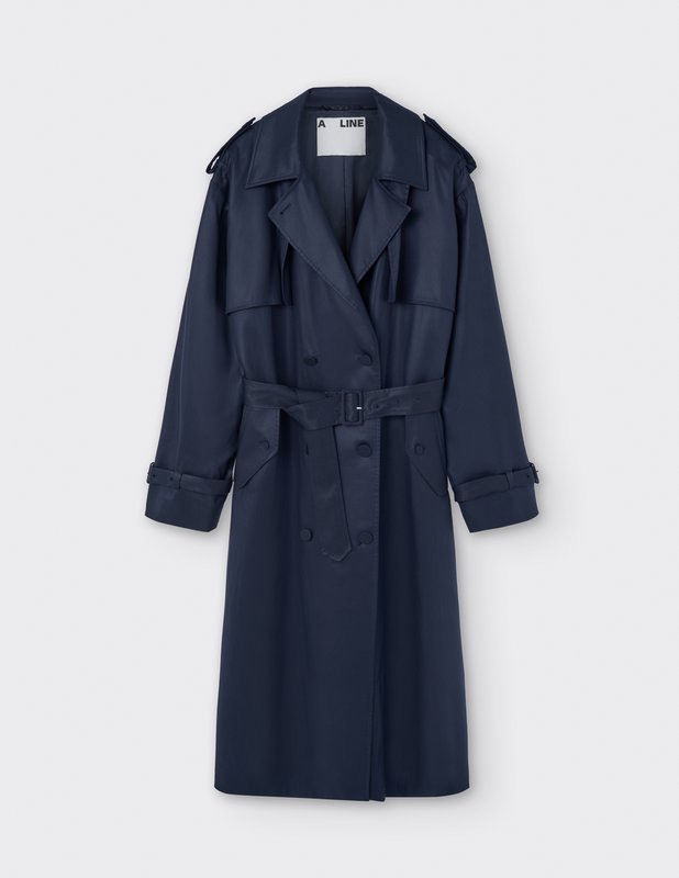 Trenchcoat med bælte