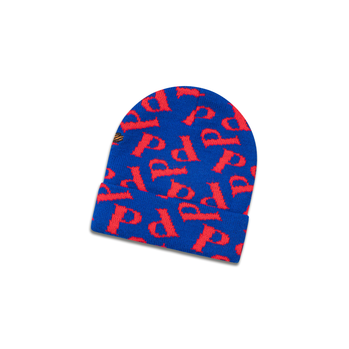 koaa – Pippi Langstrumpf "P" - Beanie blue/red