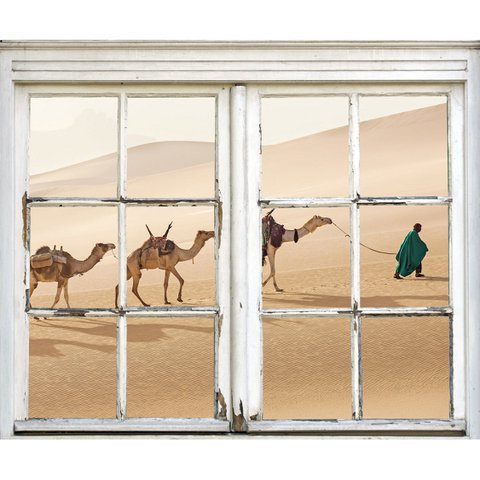 3D wall sticker - Camels