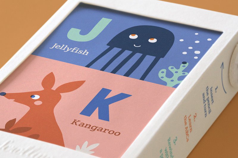 ABCs læringsbog med dyr - Scrollino ABC Zoo
