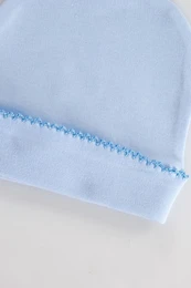 Cappello in cotone per bebè, punto ricamato