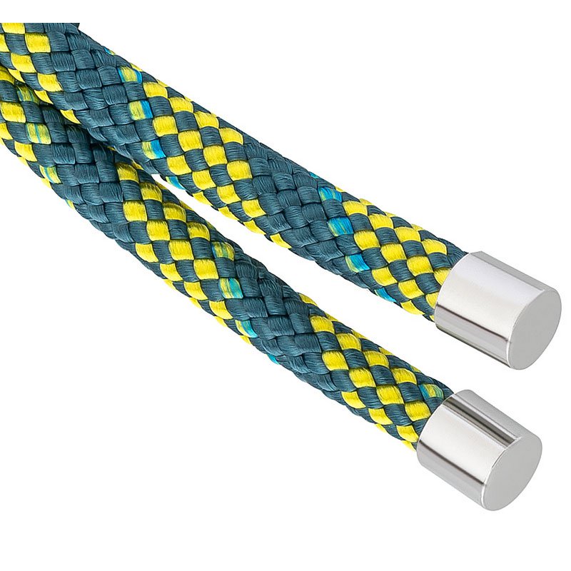 Keychain knot, blue-yellow
