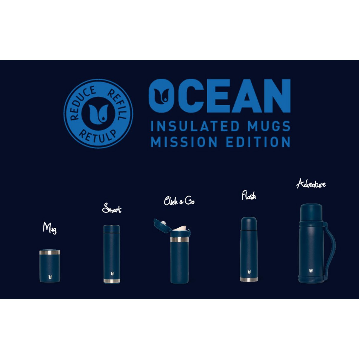 Ocean Flask Thermos bottle stainless steel 500 ml