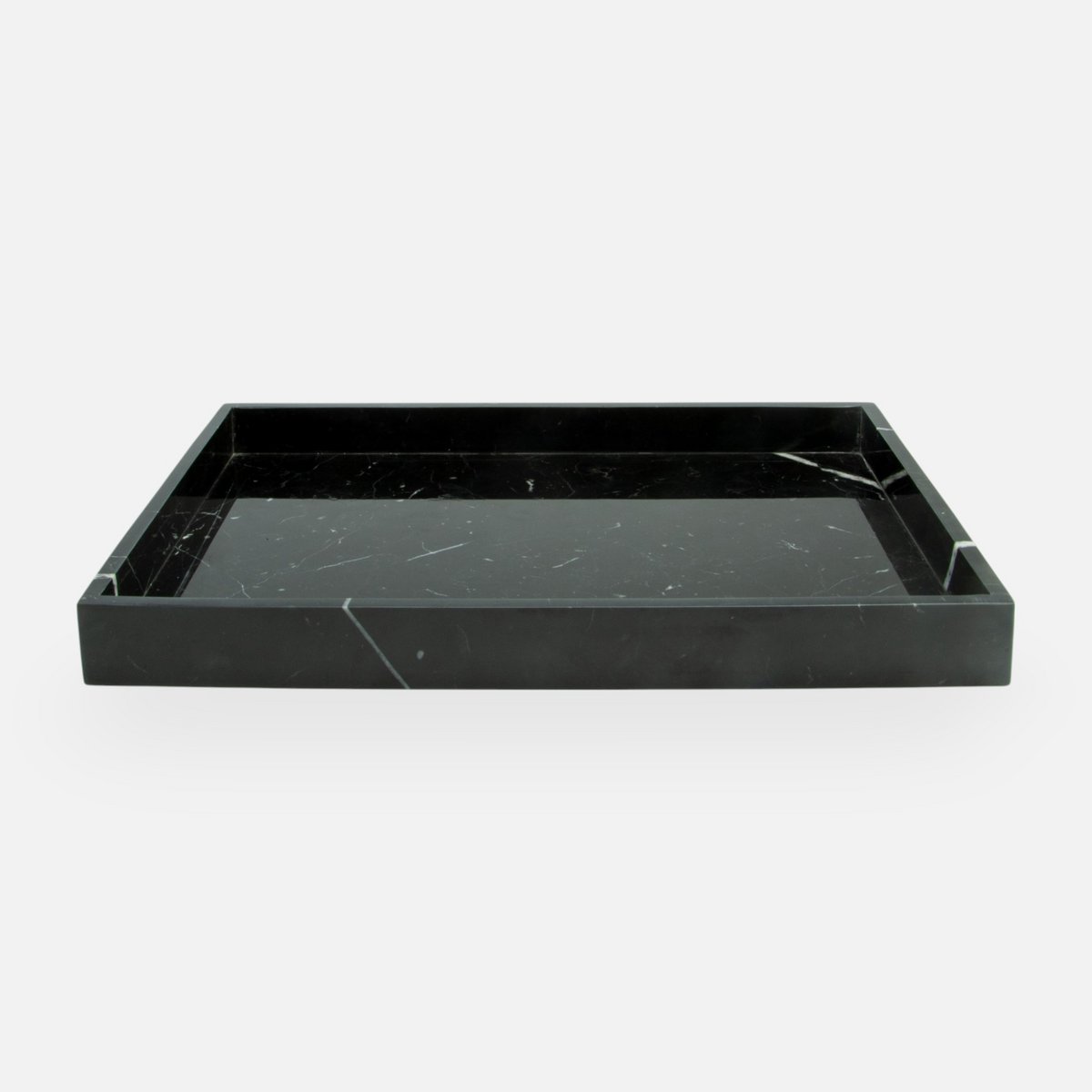 Vassoio in marmo nero - rettangolo
