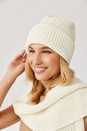 Szal COCO - 100% wełny merino - biały
