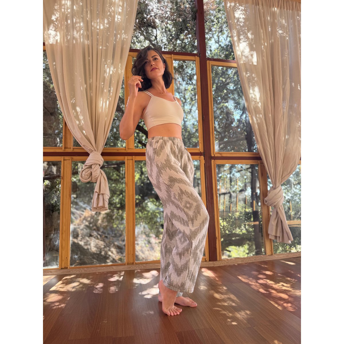 Guru Green Muslin Pants