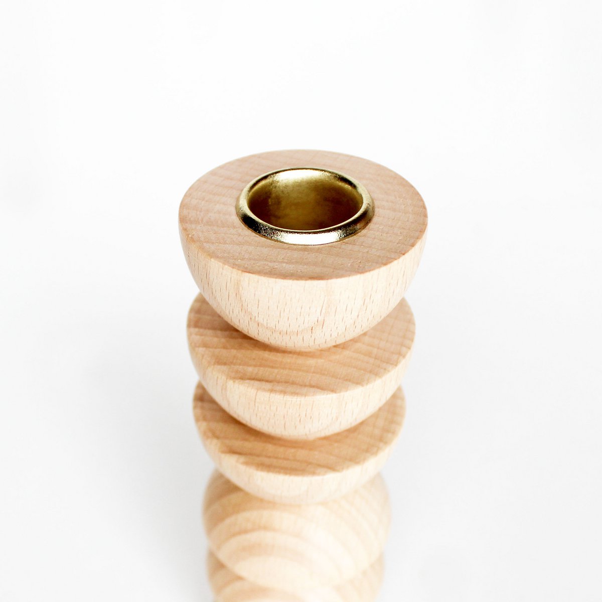 Portavelas de Madera Totem - Alto Nº 4