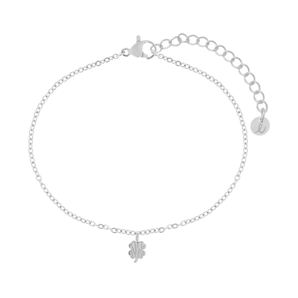 Bracelet textured clover