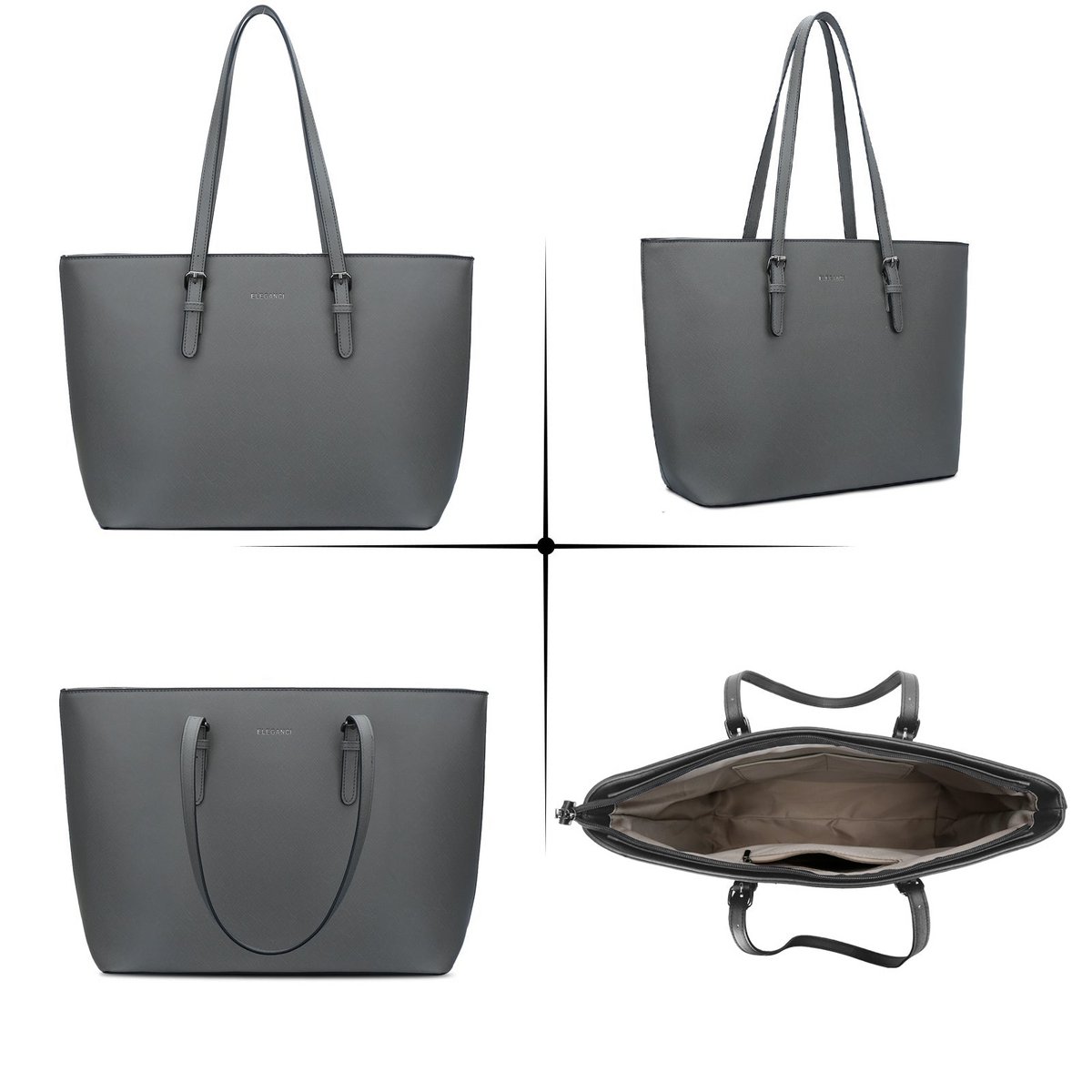 Eleganci EL-22 – Luxe shopper & werktas in vegan leer