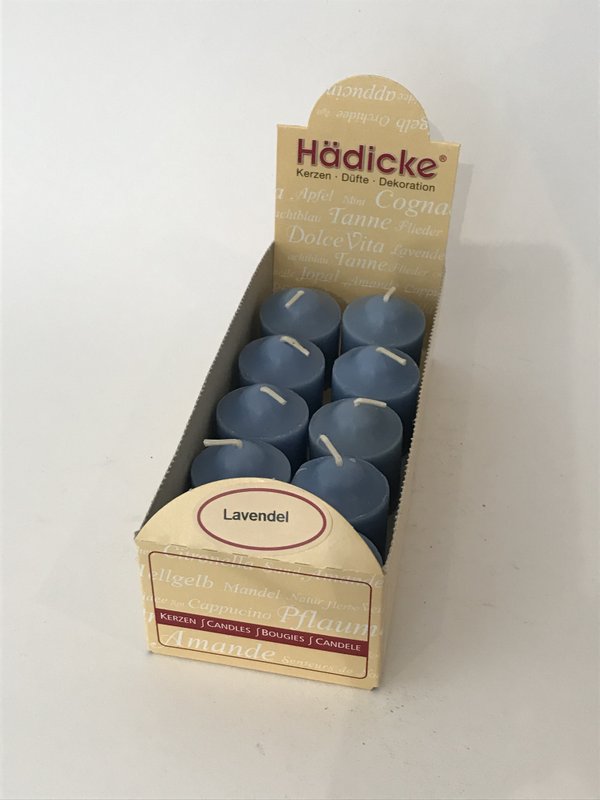 Duftvotivkerze Lavendel 10 St/Boks
