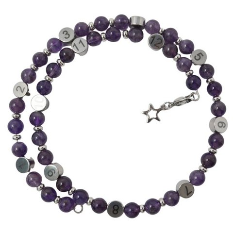 Amethyst purple - Breastfeeding bracelet