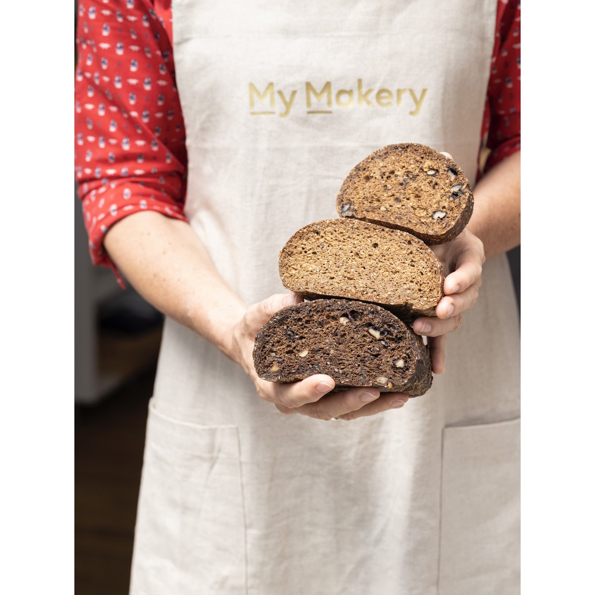 Glutenfreie Maronibrot Backmischung Dunkles Walnuss