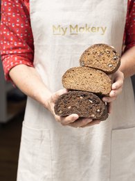 Glutenvrij kastanjebrood bakmix donker walnoot