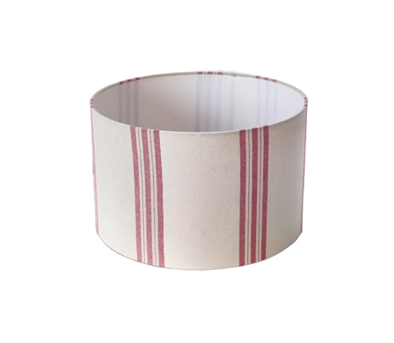Paralume in lino stile francese rustico Ø 30 cm