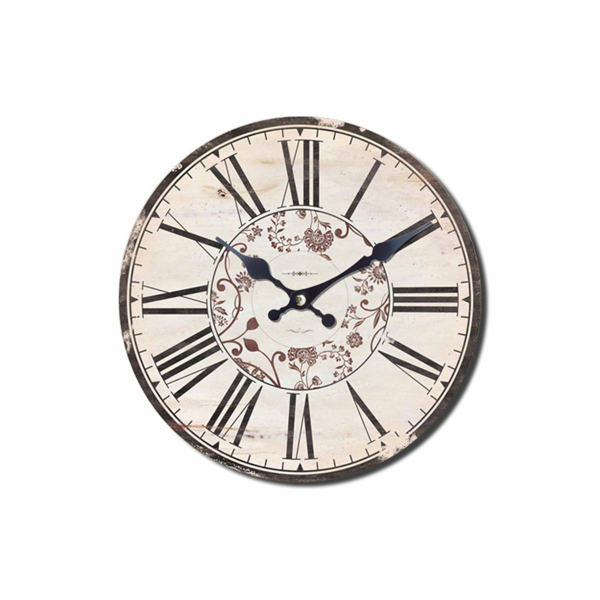 Horloge en bois Rétro 29 cm Isabelle Rose
