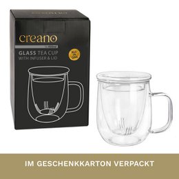 Creano teglas med si og låg 450ml