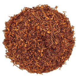 Organic rooibos tea in a loose leaf pouch. Rich, earthy flavor with a natural sweetness. Ideal for brewing hot or iced tea.