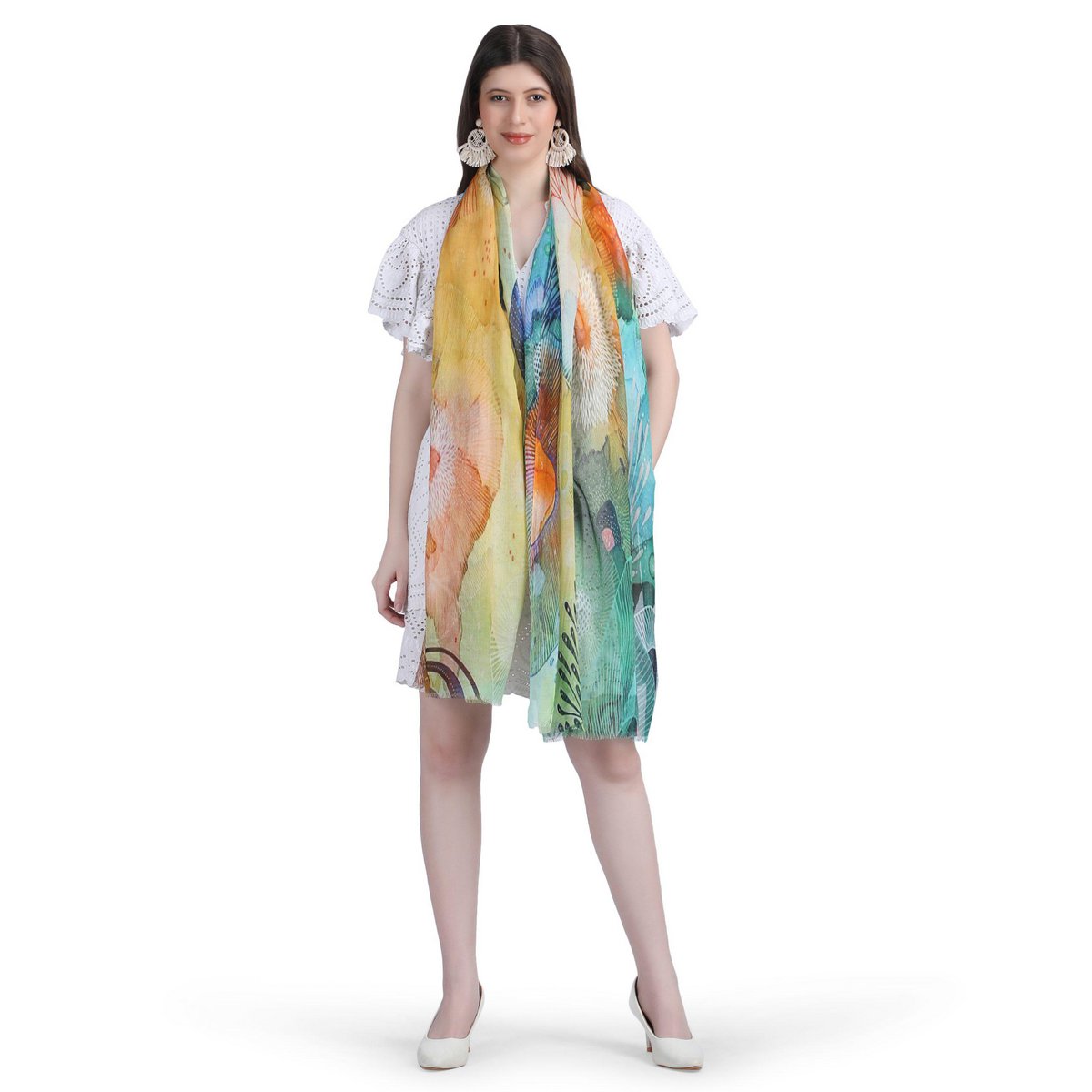 Silk Scarf Ladies Still Life On