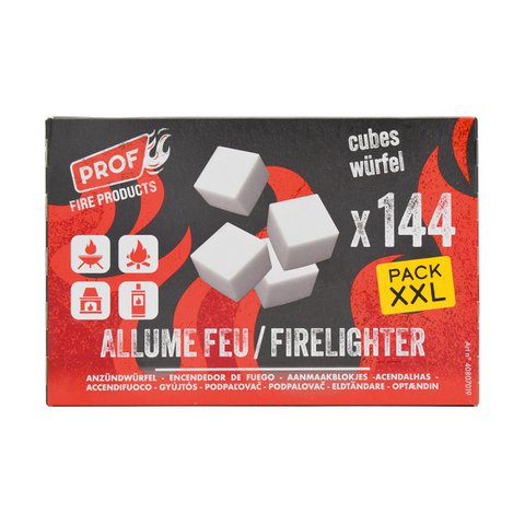 FIRE LIGHTER WHITE CUBES x 144- PROF