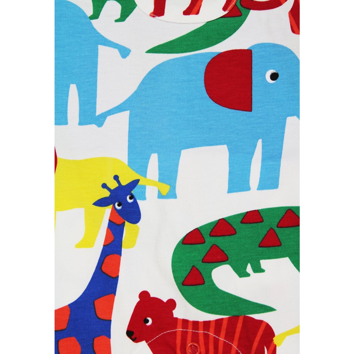 Bio-Baumwoll Kinder Latzhose mit Safari-Druck
