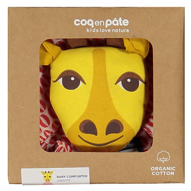 Babydecke aus Bio-Baumwolle, Giraffe