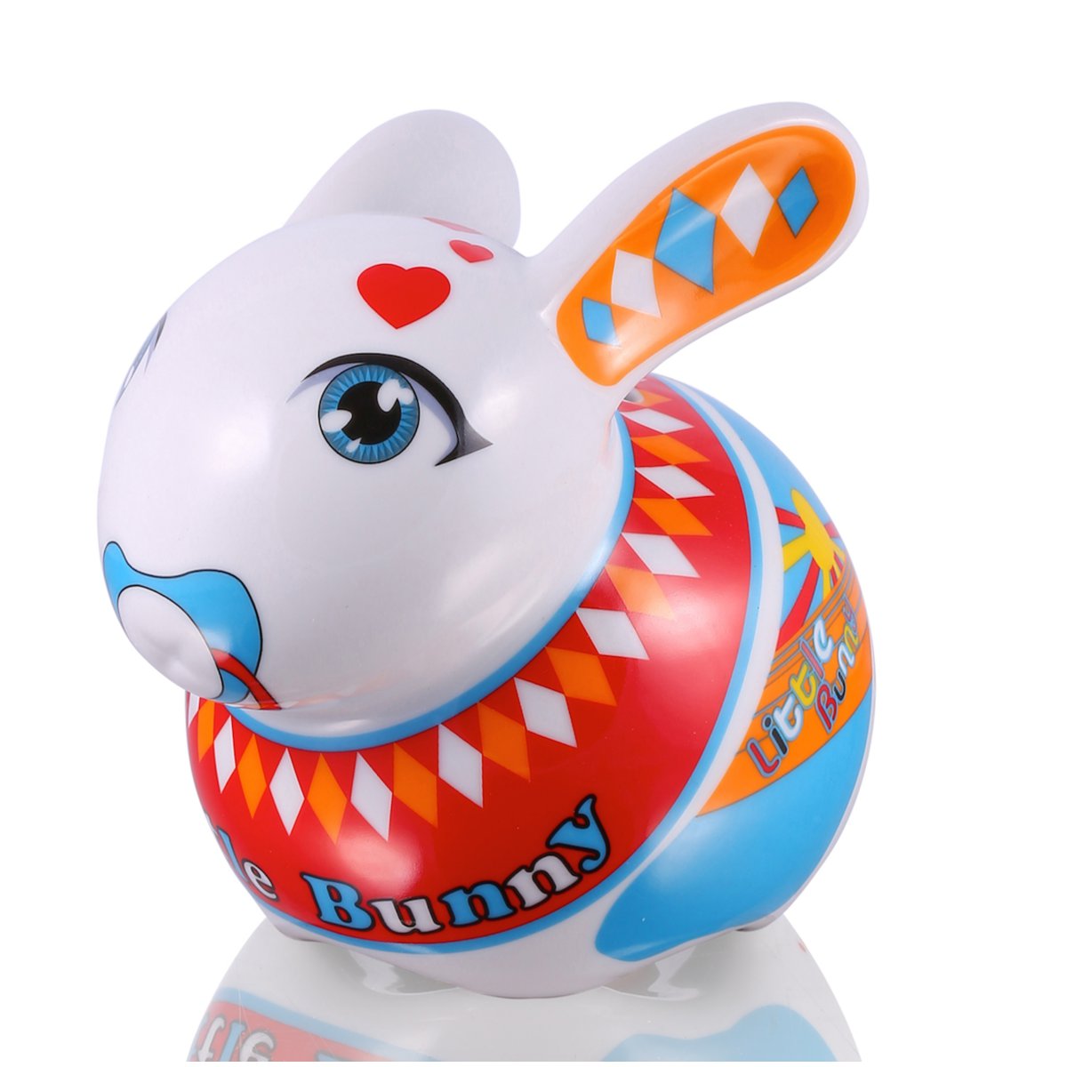 Big Money Bank, tirelire, porcelaine, bébé lapin