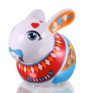 Big Money Bank, piggy bank, porcelain, Baby Rabbit