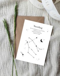 Postkarte | Sternzeichen | Zwilling