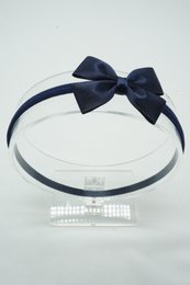 Cerchietto in nylon satinato metallizzato regular mini