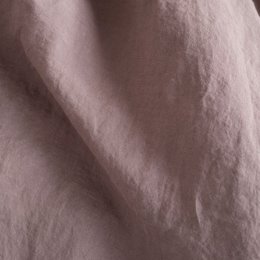 Copripiumino in lino cenere di rose