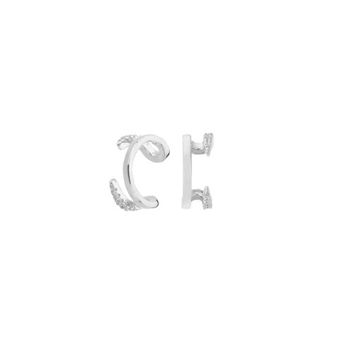Silver Fantasy Earcuffs