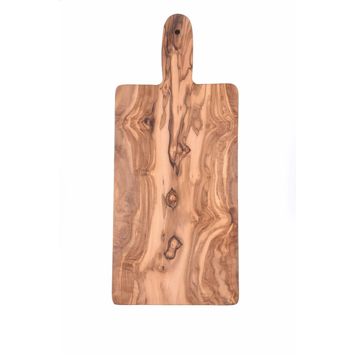 Rectangular Cutting Board with handle - Olive wood