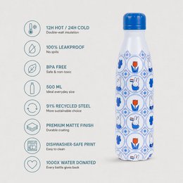 IZY Bottle 500ml x Miffy - Tiles