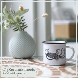 Keramisk kop - blæksprutte