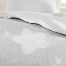 Star Baby Tæppe - Grå