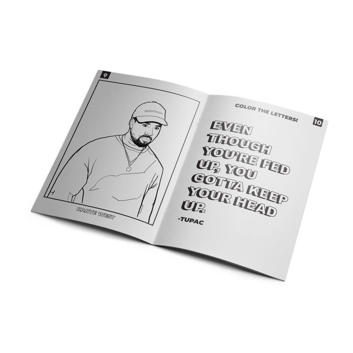 Libro di attività da colorare di leggende del rap