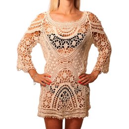 Robe bohème au crochet "Philippines"