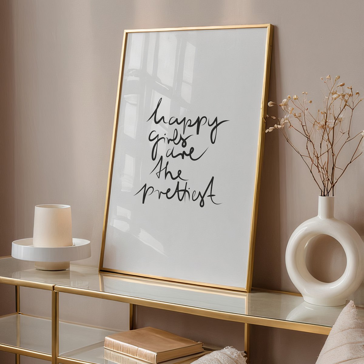 Poster: Happy girls are the prettiest