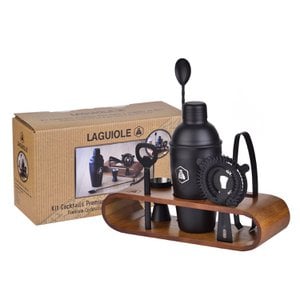 7 -piece cocktail set and support